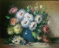 chrysanthemes 41x33 250€