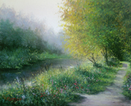 le chemin 46x38 200€