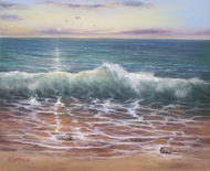 bord de mer 46x38 250€